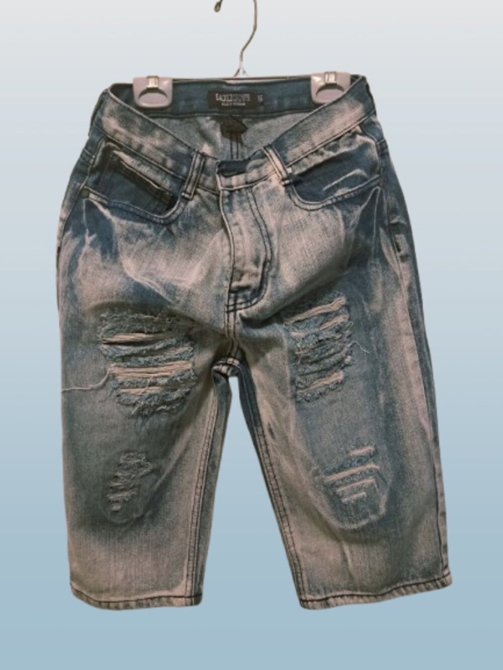 Boys Distressed Shorts
